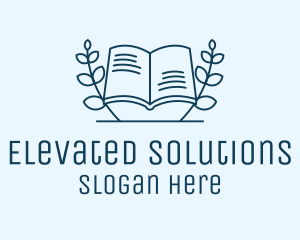 Wreath Academic Book logo design