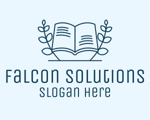 Wreath Academic Book logo design