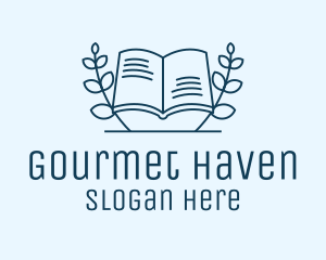 Wreath Academic Book logo design