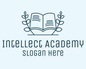 Academic - Wreath Academic Book logo design