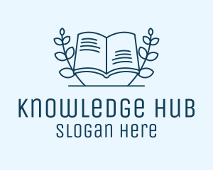 Wreath Academic Book logo design