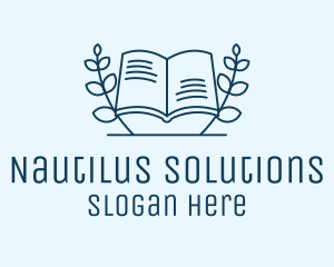 Wreath Academic Book logo design