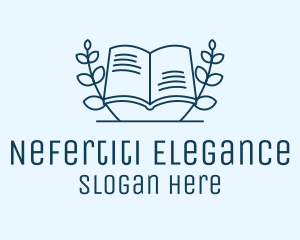 Wreath Academic Book logo design