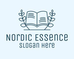 Wreath Academic Book logo design