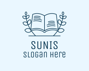 Wreath Academic Book logo design