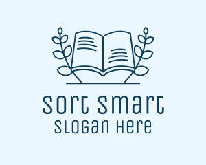 Wreath Academic Book logo design