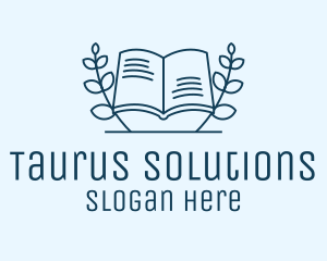 Wreath Academic Book logo design