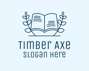 Wreath Academic Book logo design