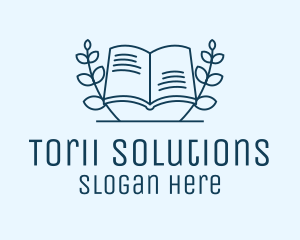 Wreath Academic Book logo design