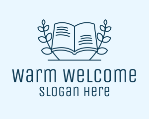 Wreath Academic Book logo design