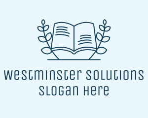 Wreath Academic Book logo design