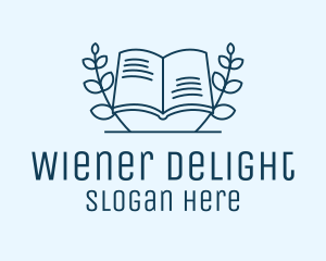 Wreath Academic Book logo design