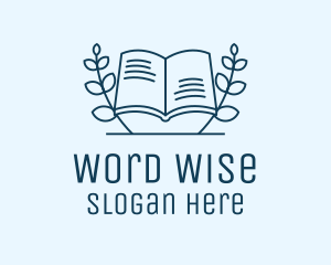 Literature - Wreath Academic Book logo design