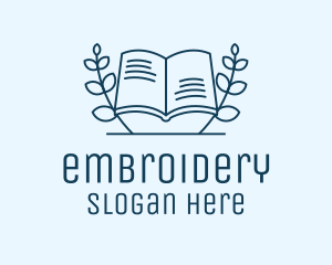 Wreath Academic Book logo design