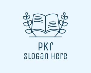 Wreath Academic Book logo design