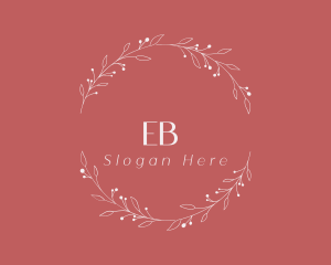 Leaf Wreath Decor Logo