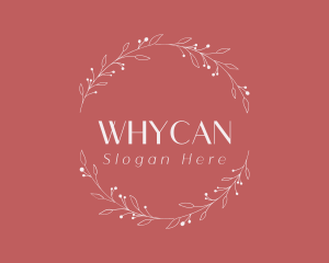 Style - Leaf Wreath Decor logo design