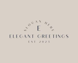 Elegant Simple Boutique Business logo design