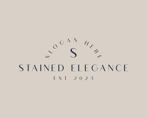 Elegant Simple Boutique Business logo design