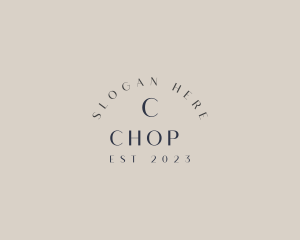 Elegant Simple Boutique Business logo design