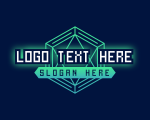 Hexagon - Modern Tech Gaming logo design