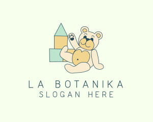 Childcare - Teddy Bear Toy Preschool logo design