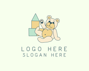 Preschool - Teddy Bear Toy Preschool logo design