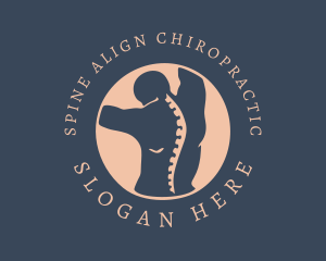 Spine Chiropractor Treatment logo design