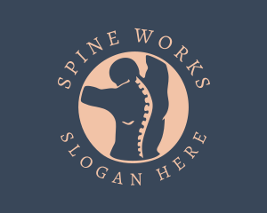 Spine Chiropractor Treatment logo design