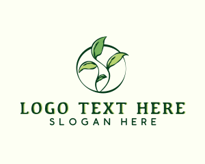 Sustainability - Botanical Organic Leaves logo design