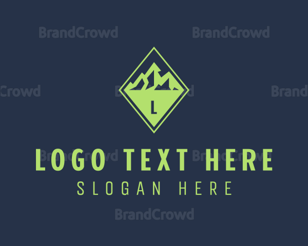 Mountain Outdoor Hiking Logo