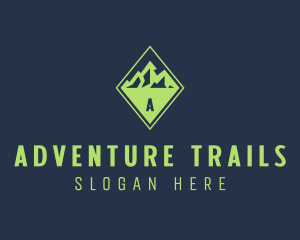 Mountain Outdoor Hiking logo design