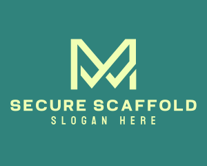 Scaffolding - Professional Minimalist Letter M Company logo design