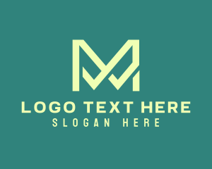 Professional Minimalist Letter M Company Logo