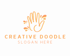 Doodle - Hand Doodle Splash logo design