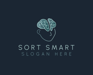 Human Brain Intelligence logo design