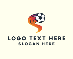 Sporting Equipment - Soccer Sports League logo design
