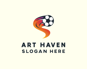 Soccer Sports League logo design