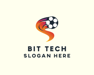 Soccer Sports League logo design