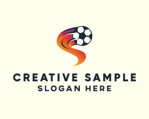 Soccer Sports League logo design