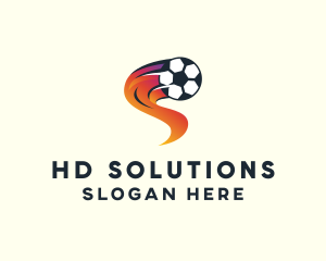 Soccer Sports League logo design