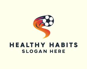 Soccer Sports League logo design