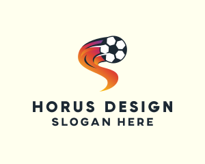 Soccer Sports League logo design