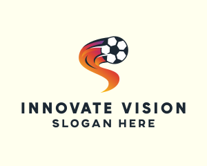 Soccer Sports League logo design