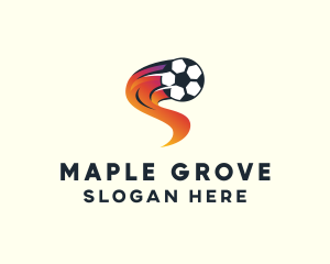 Soccer Sports League logo design