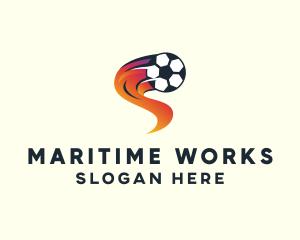 Soccer Sports League logo design