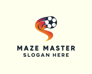 Soccer Sports League logo design