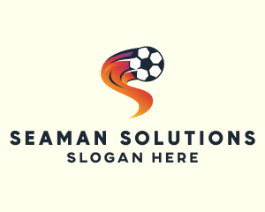 Soccer Sports League logo design