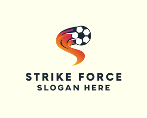 Strike - Soccer Sports League logo design