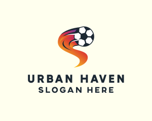 Soccer Sports League logo design